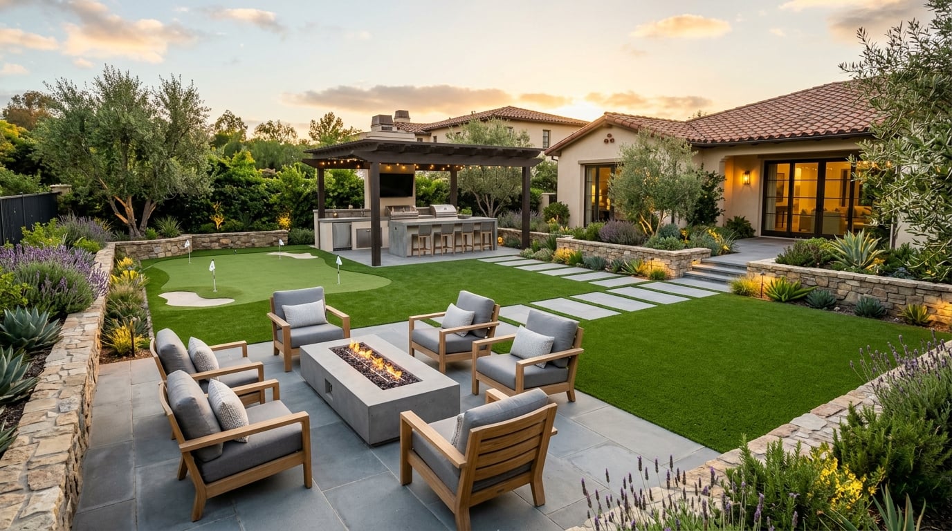 Custom Putting Green Installation