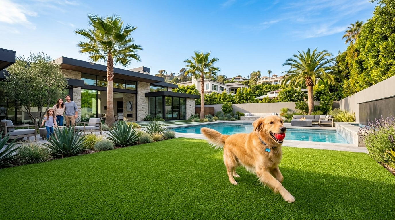 Pet Turf Installation with Antimicrobial Infill
